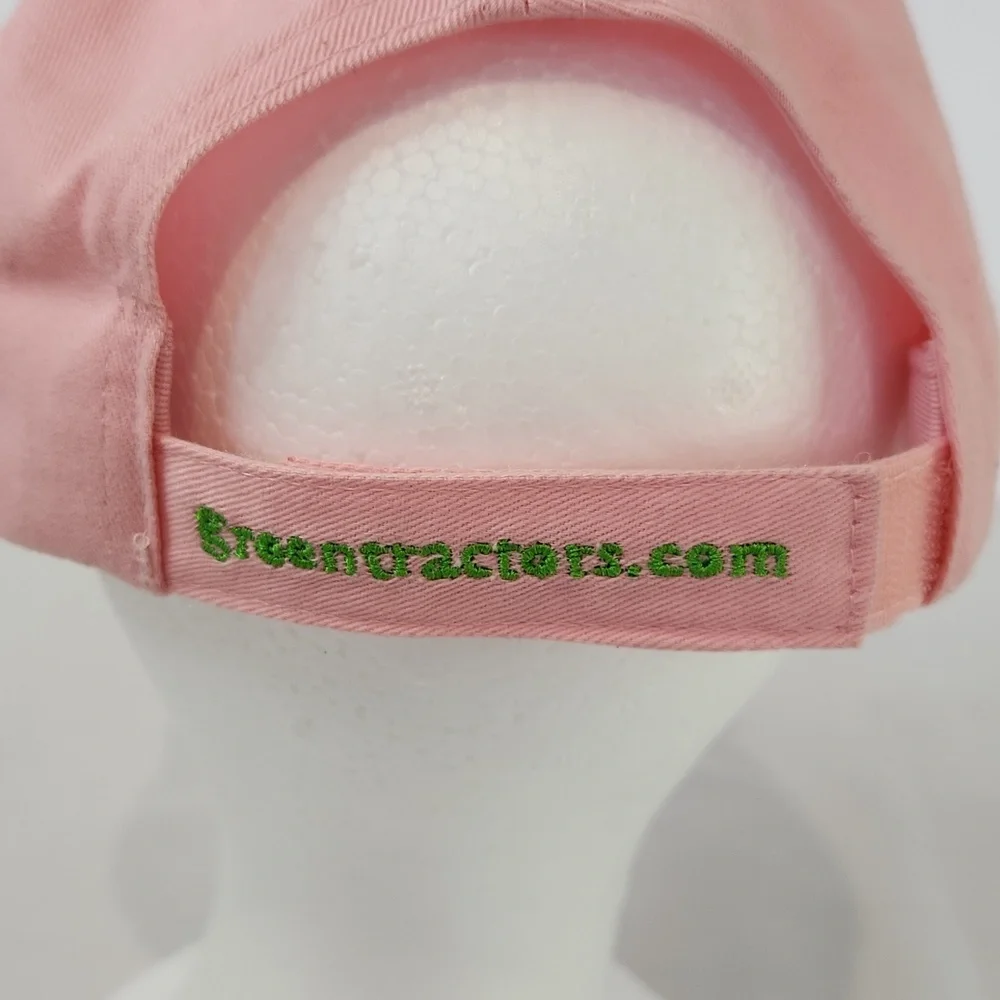 John Deere pink ball cap hat. Size OS
